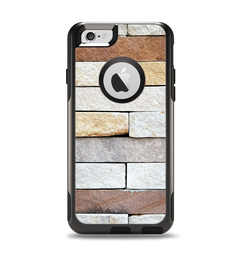 The Multicolored Stone Wall v5 Apple iPhone 6 Otterbox Commuter Case Skin Set