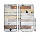 The Multicolored Stone Wall v5 Sectioned Skin Series for the Apple iPhone 6s Plus