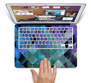 The Multicolored Tile-Swirled Pattern Skin Set for the Apple MacBook Air 13"