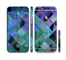 The Multicolored Tile-Swirled Pattern Sectioned Skin Series for the Apple iPhone 6/6s Plus