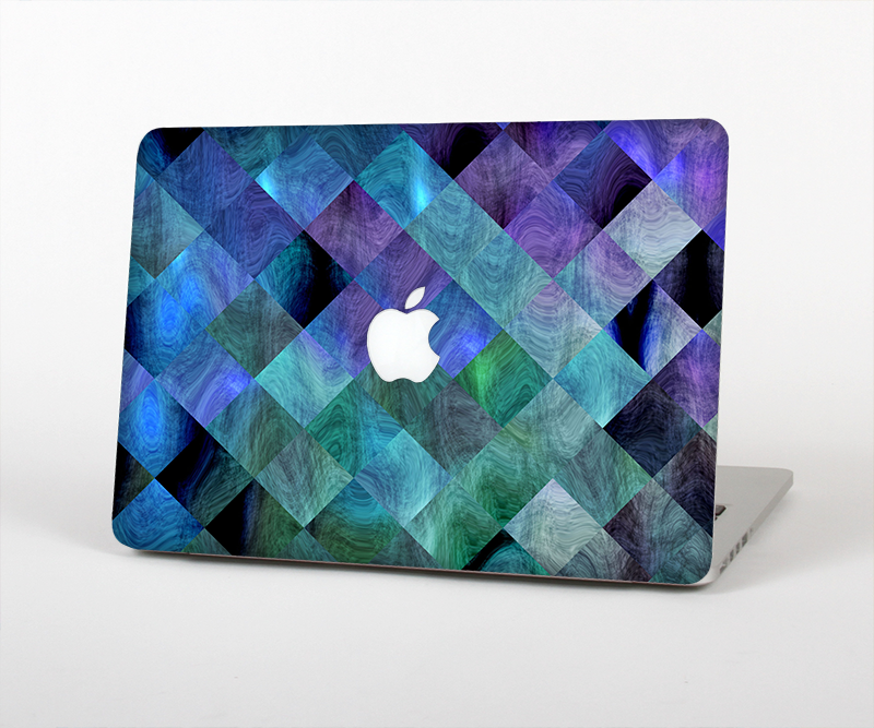 The Multicolored Tile-Swirled Pattern Skin Set for the Apple MacBook Air 13"