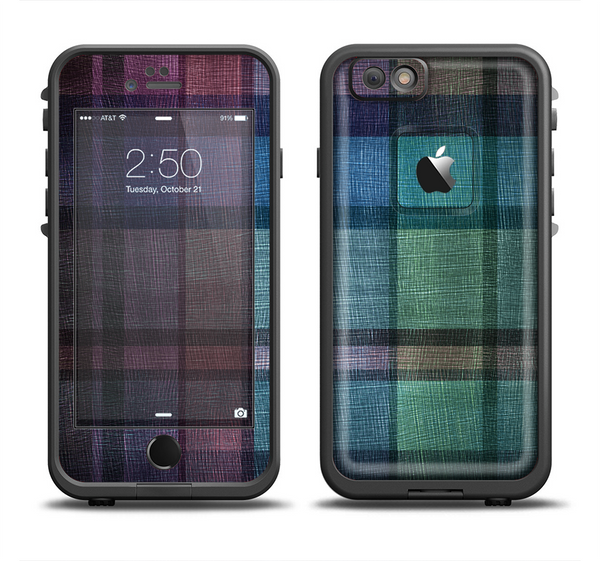 The Multicolored Vintage Textile Plad Apple iPhone 6 LifeProof Fre Case Skin Set