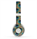 The Multiple Peacock Feather Pattern Skin for the Beats by Dre Solo 2 Headphones