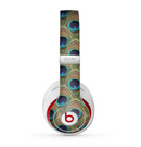 The Multiple Peacock Feather Pattern Skin for the Beats by Dre Studio (2013+ Version) Headphones
