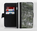 The Nailed Mossy Wooden Planks Ink-Fuzed Leather Folding Wallet Credit-Card Case for the Apple iPhone 6/6s, 6/6s Plus, 5/5s and 5c