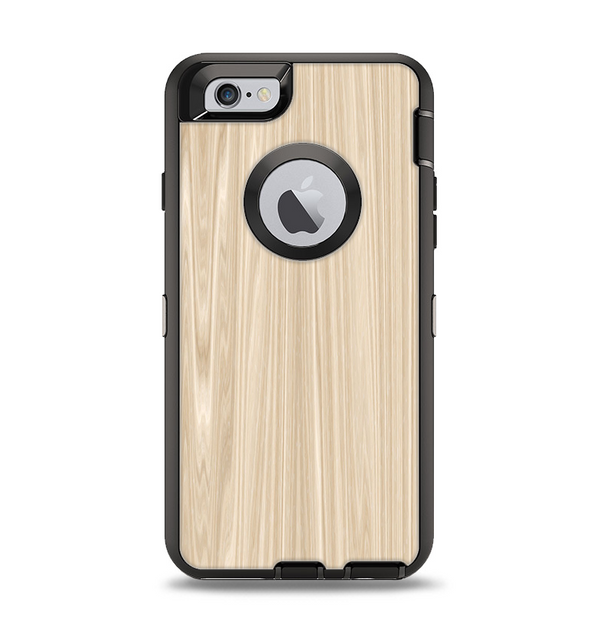The Natural WoodGrain Apple iPhone 6 Otterbox Defender Case Skin Set