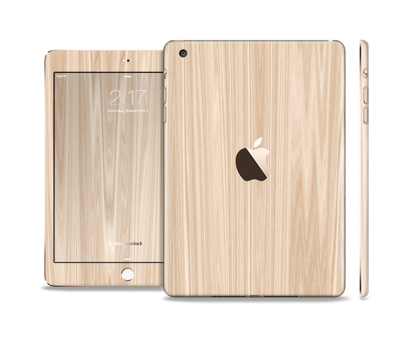 The Natural WoodGrain Full Body Skin Set for the Apple iPad Mini 3