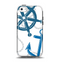 The Nautical Anchor Collage Apple iPhone 5c Otterbox Symmetry Case Skin Set