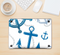 The Nautical Anchor Collage Skin Kit for the 12" Apple MacBook (A1534)