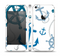 The Nautical Anchor Collage Skin Set for the Apple iPhone 5