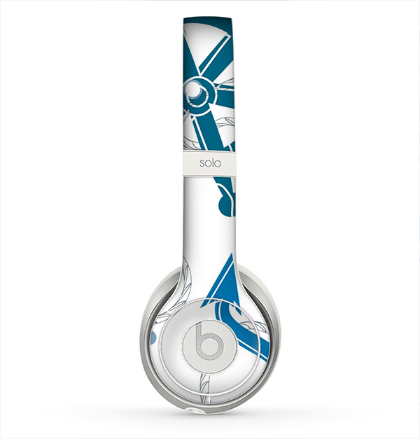 The Nautical Anchor Collage Skin for the Beats by Dre Solo 2 Headphones