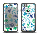 The Nautical Vector Shapes Apple iPhone 6/6s LifeProof Fre Case Skin Set