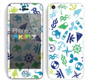 The Nautical Vector Shapes Skin for the Apple iPhone 5c