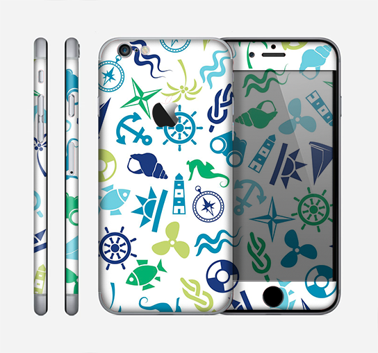 The Nautical Vector Shapes Skin for the Apple iPhone 6