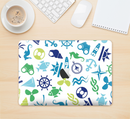 The Nautical Vector Shapes Skin Kit for the 12" Apple MacBook (A1534)