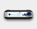 The Navy Blue Smiley Whales Skin Set for the Beats Pill Plus