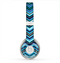 The Navy Blue Thin Lined Chevron Pattern V2 Skin for the Beats by Dre Solo 2 Headphones