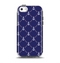 The Navy Blue & White Seamless Anchor Pattern Apple iPhone 5c Otterbox Symmetry Case Skin Set