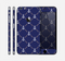 The Navy Blue & White Seamless Anchor Pattern Skin for the Apple iPhone 6 Plus
