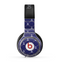 The Navy Blue & White Seamless Anchor Pattern Skin for the Beats by Dre Pro Headphones