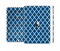 The Navy & White Seamless Morocan Pattern Skin Set for the Apple iPad Pro