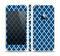 The Navy & White Seamless Morocan Pattern Skin Set for the Apple iPhone 5s