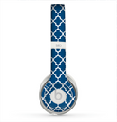 The Navy & White Seamless Morocan Pattern Skin for the Beats by Dre Solo 2 Headphones