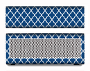 The Navy & White Seamless Morocan Pattern Skin for the Braven 570 Wireless Bluetooth Speaker