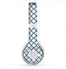 The Navy & White Seamless Morocan Pattern V2 Skin for the Beats by Dre Solo 2 Headphones