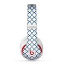 The Navy & White Seamless Morocan Pattern V2 Skin for the Beats by Dre Studio (2013+ Version) Headphones
