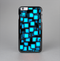 The Neon Blue Abstract Cubes Skin-Sert for the Apple iPhone 6 Skin-Sert Case
