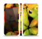 The Neon Blurry Translucent Flowers Skin Set for the Apple iPhone 5s