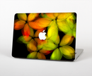 The Neon Blurry Translucent Flowers Skin Set for the Apple MacBook Pro 15" with Retina Display