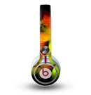 The Neon Blurry Translucent Flowers Skin for the Beats by Dre Mixr Headphones