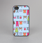The Neon Clothes Line Pattern Skin-Sert for the Apple iPhone 4-4s Skin-Sert Case