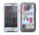 The Neon Clothes Line Pattern Skin for the Samsung Galaxy S5 frē LifeProof Case