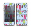 The Neon Clothes Line Pattern Skin Set for the iPhone 5-5s Skech Glow Case