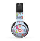 The Neon Clothes Line Pattern Skin for the Beats by Dre Pro Headphones