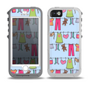 The Neon Clothes Line Pattern Skin for the iPhone 5-5s OtterBox Preserver WaterProof Case
