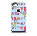 The Neon Clothes Line Pattern Skin for the iPhone 5c OtterBox Commuter Case