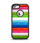 The Neon ColorBar Apple iPhone 5-5s Otterbox Defender Case Skin Set