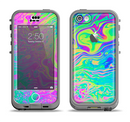 The Neon Color Fushion Apple iPhone 5c LifeProof Nuud Case Skin Set