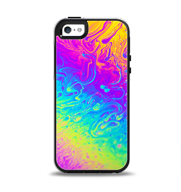 The Neon Color Fushion V2 Apple iPhone 5-5s Otterbox Symmetry Case Skin Set
