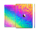 The Neon Color Fushion V2 Skin Set for the Apple iPad Pro