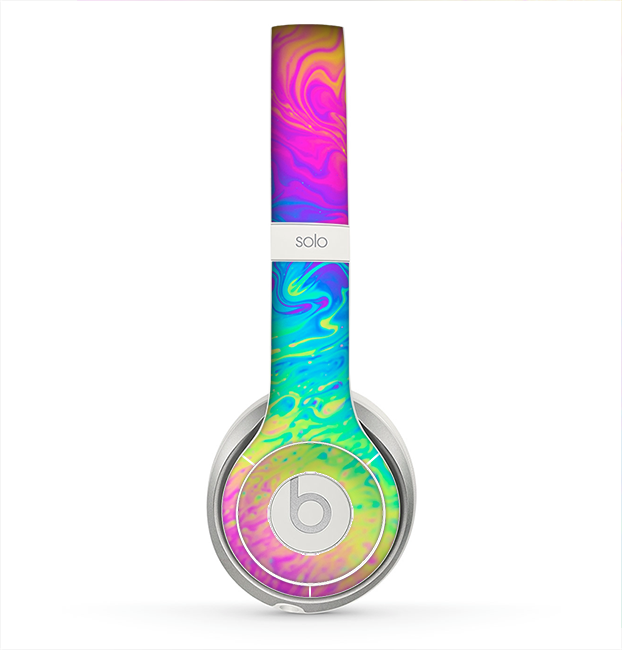 The Neon Color Fushion V2 Skin for the Beats by Dre Solo 2 Headphones