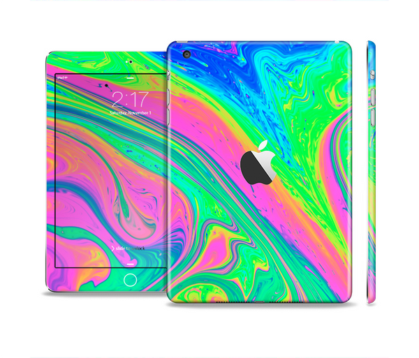 The Neon Color Fushion V3 Skin Set for the Apple iPad Mini 4