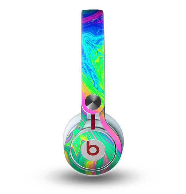 The Neon Color Fushion V3 Skin for the Beats by Dre Mixr Headphones
