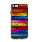 The Neon Color Wood Planks Apple iPhone 6 Otterbox Symmetry Case Skin Set