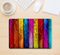 The Neon Color Wood Planks Skin Kit for the 12" Apple MacBook (A1534)