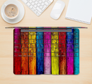 The Neon Color Wood Planks Skin Kit for the 12" Apple MacBook (A1534)